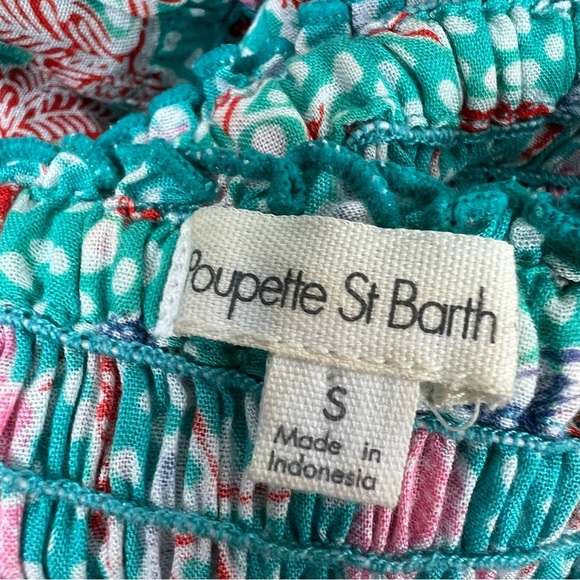 Poupette St. Barth Soledad Dress Size S Off The Shoulder Maxi - Picture 7 of 9